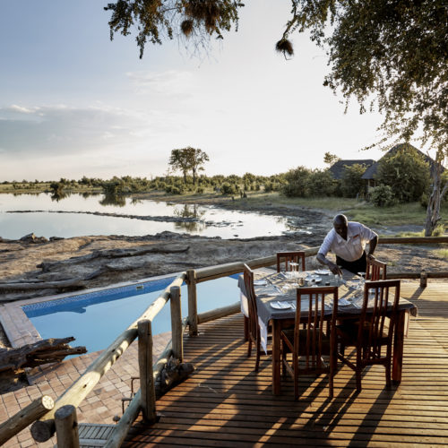 Nehimba Lodge, deep inside a private concession, nestled inside the remote northern region of Hwange National Park, hides the Lodge, operated by Imvelo Safari Lodges, 68 Townsend Road, Suburbs, Bulawayo, Zimbabwe