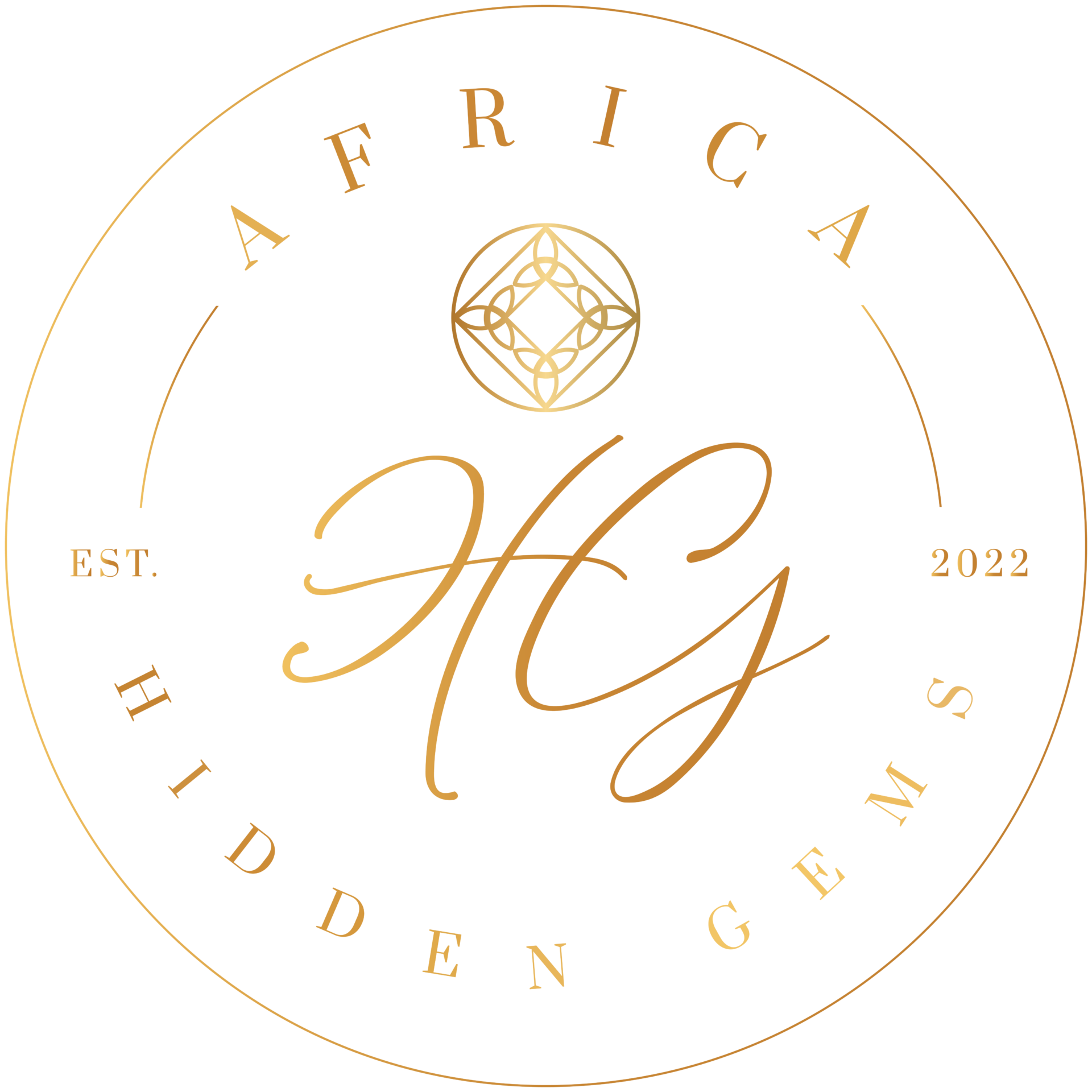 Africa Hidden Gems logo image stamp