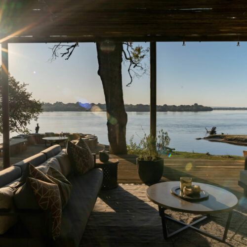 lounge at Victoria Falls River Lodge